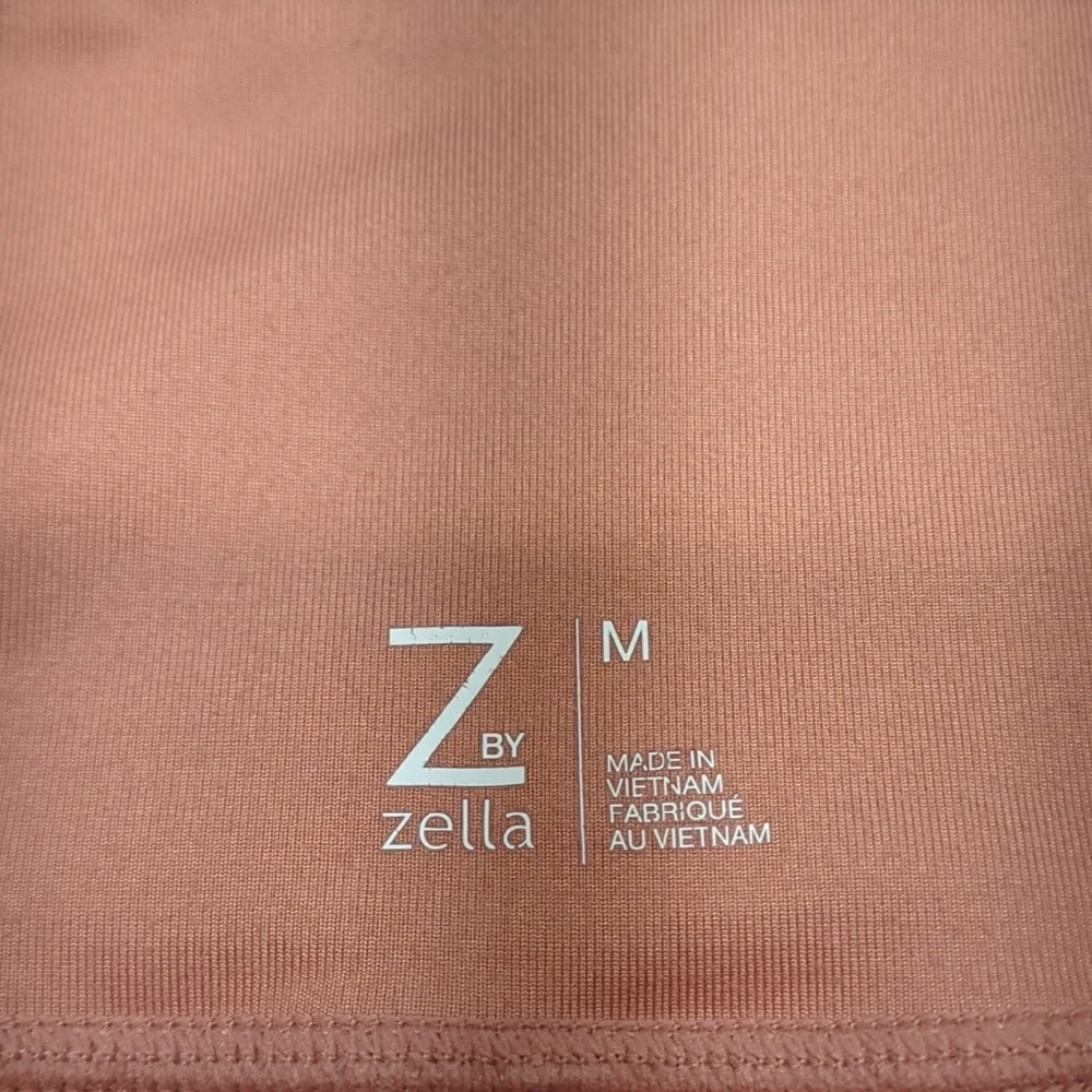 Peach High-Waisted Leggings - Picture 2 of 6